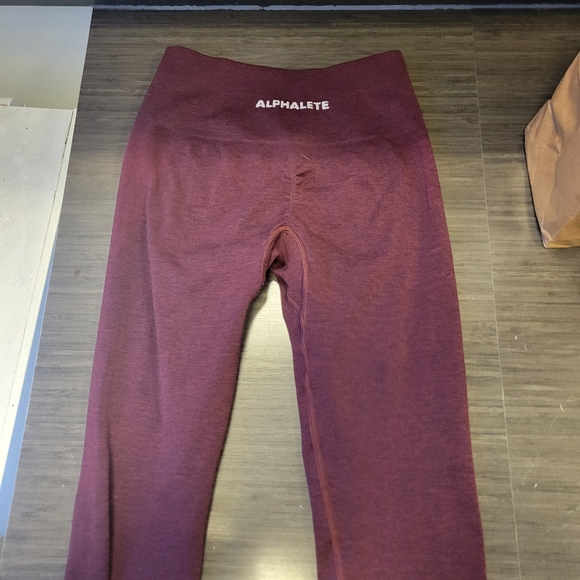 Alphalete amplify, size small in the color black cherry. Like new condition. - Picture 2 of 5